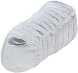 Baby/Toddler Bibs - Cotton Front, Plastic Back - Waterproof - Multipack - Pack of 10