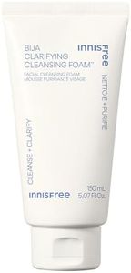 innisfree Bija Clarifying Cleansing Foam with Salicylic Acid and Castor Seed Oil, Korean Face Wash, Sulfate Free
