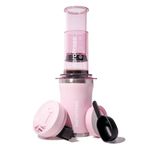 AeroPress Go Plus, Small Portable Coffee Maker Kit, Travel, Camping & Office, All-in-One French Press, Pour-Over & Espresso-Style Manual Brewer, 2 Min Brew for Less Bitterness, More Flavor, Pink