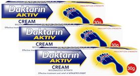 Daktarin Aktiv Cream (3x 30g), Help Treat Your Athlete's Foot