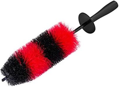 Long Wheel Brush Car Beauty Accessories | Auto Detailing | Cleaning Brushes for Car Wheel Hubs Tire Rims Spokes Cleaning (Size - Long)