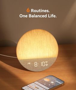 Dreamegg Sunrise Alarm Clock – Wake Up Light with Sunrise Simulation