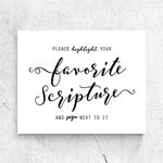 ZLKAPT Bible Guest Book Sign, Bible