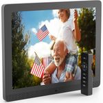 Pix-Star 15 Inch Wi-Fi Cloud Digital Photo Frame FotoConnect XD with Email, Online Providers, iPhone & Android app, DLNA and Motion Sensor (Black)