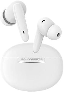 SoundPEATS Life classic Wireless Earbuds, ENC Noise Canceling Earphones with AI-Enhanced Calls, 10mm Drivers, Lightweight Bluetooth 5.2 Headphones with Mic, Game Mode, Touch Control, Total 22 Hrs