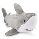 Zappi Co Children's Realistic Lifelike Large Plush Toy - Soft & Cuddly Stuffed Animal for Boys and Kids (56cm Length) (Shark)