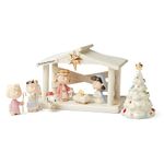 Lenox Peanuts The Christmas Pageant & Creche 8-Piece Set, 0.00, Multi, 8 Count