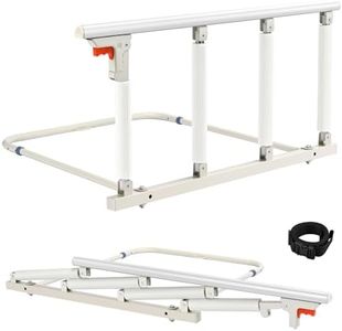 Brolteja Barrière de Lit Adulte, Barrière de sécurité Pliable pour Personnes âgées,Rail de lit de Sécurité,Barre d'Appui Anti Chutes,pour Personnes âgées Handicapées(92x45CM)