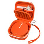 VERSAINSECT se Compatible with SIMO/for Skyroam Solis Lite 4G LTE Portable WiFi Mobile Hotspot, Travel Router Storage Bag with Mesh Pocket for Rechargeable Batteries, Charger (Box Only) - Orange