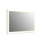 Kohler Escale Lighted Rectangular Mirror, 40" x 26" (1000mm x 650mm), Peripheral LED Lights, Anti-Fog, Touchless