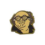 CENWA It's Always Sunny in Philadelphia TV Show Inspired Gift Frank Reynolds Fans Gift Get Real Weird with It Pin (Get Real BP)