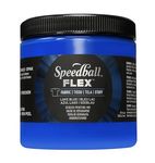 Speedball Flex Screen Printing Fabric Ink Lake Blue 8oz, for Home Decor, Bags, T Shirt, Essential for Artists Craft Kit