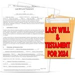 Zastic! 2024 Last Will and Testamen