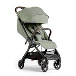 Silver Cross - Clic Compact Pushchair - Travel Stroller - Foldable & Lightweight Stroller - Cabin Size - Newborns to 4 years - Sage