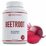 10,000mg 20x Concentrated Beetroot Capsules Extract, 4% Standardized with Black Pepper, Vegan, All-Natural Antioxidant for Men & Women - 4 Month Supply - 120 Count | Made in Canada