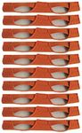 TOPWA 10PCS Sweatband welding Brown Sweatband Hard Hat Headbands for Welding Helmets,Cycle Ricing,Hard Hat 25x9.5cm