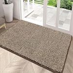 HEBE Indoor Outdoor Doormat 32"x48" Soft Absorbent Inside Door Mat Front Door Rug Low Profile Entrance Rug Non Slip Welcome Doormats for Entryway Bathroom Laundry Room