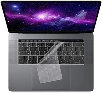 MyGadget Funda Teclado EU para Apple MacBook 12 Pulgadas 2015-2017 | Pro 13 & 15" del 2016 al 2020 - Protector Silicona - Keyboard Skin - Claro
