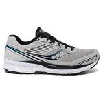 Saucony Echelon 08 Shoe for Running Jogging on Road or Light Trail with Neutral Support for Man Grey 8.5 UK