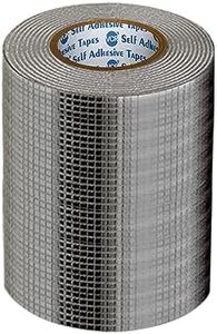 VCR Butyl Tape - 5 Meters in Length 144mm / 06" Width - 1 Roll Per Pack - Butyl Tape for Pipe and Water Leakage, Aluminium Rubberised Tape, Waterproof and Weatherproof Tape