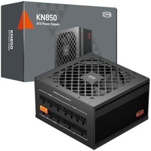 PCCOOLER PSU Fully Modular Power Supply, 850W ATX 3.1, 80 Plus Gold Certified, PCIe 5.1 12V-2×6, Japanese Capacitors, Ultra-Flexible Cables, 5-Year Warranty（KN850）