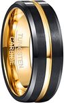 NUNCAD 8mm Black Matte Finish Unise