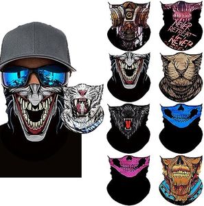 Neck Gaiter Balaclava Gator Face Mask Sun UV Protection for Men Women Boys Girls,Cooling Scarf Mask,Reusable Headwear Bandana Face Covering,Neck Warmer,Head Wrap,Headband for Outdoor Sport