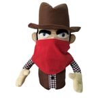 Novelty Bandit Cowboy Golf Plush Driver Headcover