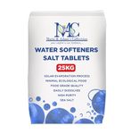 25 Kg Salt Tablets | Water Softener | Food Grade | Compatible to All Water Softner Machines 100% Genuine British water softener salt tablets 25kg, Salt Tablet 1 pack