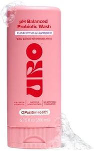 O Positiv URO pH Balanced Probiotic Wash – Odor Control, pH Balance, Dryness & Irritation Support for Intimate Areas – Probiotics & Lactic Acid – 6.75 oz