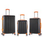 Rockland Luggage Hardside Luggage with Spinner Wheels, Charcoal, CHARCOAL, Hardside Luggage With Spinner Wheels