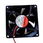 TM&W-DC Fan 12 volt 80 * 80 * 25 mm cooling fan