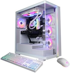 CyberPowerPC Gamer Supreme Gaming PC, AMD Ryzen 7 8700F 4.1GHz, Radeon RX 9060 XT 16GB, 32GB DDR5, 2TB PCIe 4.0 SSD, WiFi Ready & Windows 11 Home (SLC9800A)