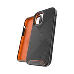 ZAGG Gear4 Battersea Slim D30 Protective Case for iPhone 12 Pro Max, Slim, Hard Case, Wireless Charging, (Black)