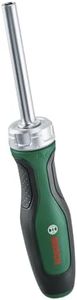 Bosch Bit Ratchet Screwdriver (High-Torque Ratchet Screwdriver for Efficient Screwdriving; Max. Torque 36 Nm; 36-Tooth Gear; Magnetic Bit Holder; Ergonomic Softgrip Handle)