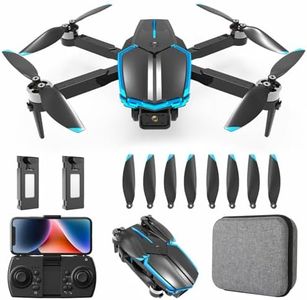 Drone avec Camera 1080P avec Moteur Sans Balais, Drone pour Enfant et Debutant avec Vol de 36min, Quadcopter RC Jouets Cadeaux pour Enfants Anniversaire (Black)