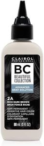 Clairol Professional Beautiful Collection Advanced Gray Solutions, 2A Rich Dark Brown, 3 oz. - Packaging May Vary