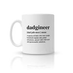 Pink Positive Father's Day gift, Dad Gift, Funny Father's Day Mug Dadgineer for DIY Engineer Dads