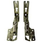 Place4parts Integrated Fridge Freezer Door Hinges for AEG Electrolux Beko KUPPERSBUSCH De Dietrich 3362 5.0 and 3363 5.0, 41.5, 3704 5.0