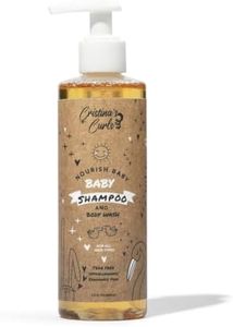 Cristina's Curls Baby Shampoo & Body Wash – Gentle Low-Foam Head-To-Toe Clean For Newborns And Sensitive Skin