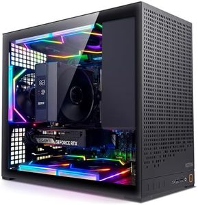 KOTIN Prebuilt Gaming PC D32, Intel Core i5-14400F, GeForce RTX 5060 8GB, 650W 80 Plus Gold PSU, Digital Display Air Cooler, 5 ARGB Fans, 16GB DDR5 6000MHz, 1TB PCIe 4.0 SSD, Wi-Fi 6 & Windows 11 Home