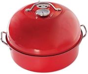 Nordic Ware Indoor/Outdoor Kettle Smoker, 7 by 13 inches, Red