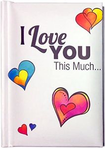 Blue Mountain Arts Mini Book (I Love You This Much)—Anniversary Gift, Valentine's Day Gift, Thinking of You Gift, Just Because Gift, or Stocking Stuffer for Him or Her, 4 x 3 inches