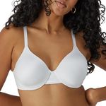 Bali Women's Comfort Revolution Wirefree Bra with Smart Sizes, White, Small