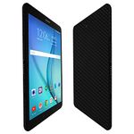 Skinomi TechSkin - Galaxy Tab S3 9.7 Screen Protector + Carbon Fiber Full Body Skin / Front & Back Wrap Clear Film / Ultra HD and Anti-Bubble Shield