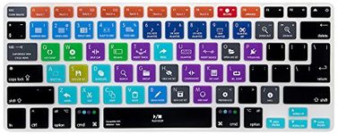 HRH Ableton Live Shortcuts Hotkey Silicone Keyboard Cover Skin for MacBook Air 13,for MacBook Pro13/15/17 (with or w/Out Retina Display,2015 or Older Version),for iMac Older,USA and European Layout