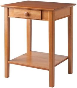 Winsome Studio Beech Wood End/Printer Table, Honey (99323)