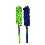 PNJB, Microfibre Noodle Duster Extending Pole Home Office Cleaning Dusting, Essentials Retractable For Long-Reach, Washable Dusting Brush, Duster For Multipurpose Cleaning Use (2pcs)