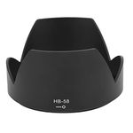 Lens Hood, HB‑58 Reversible Black Camera Lens Shade Flower Type Digitabl SLR Camera Professional Lens Hood,for Nikon 18‑300mm F/3.5‑5.6G ED VR Lens