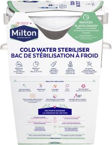 Milton Cold Water Steriliser – White Baby Bottle Sterilizer